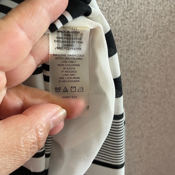 Vince Camuto Black and White‎ Midi Skirt - Picture 6 of 6